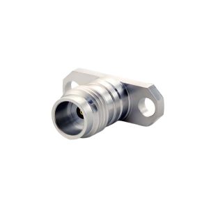 1.85mm Straight Female Connector, 2 Hole Flange with Accepts Pin, DC to 67GHz