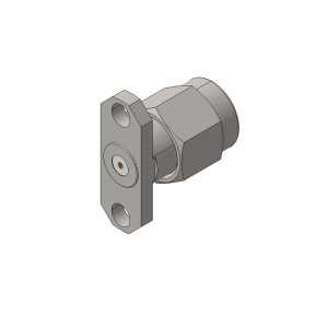 SMA Male 2 Hole Flange connector with Accept Pin type, DC to 27GHz