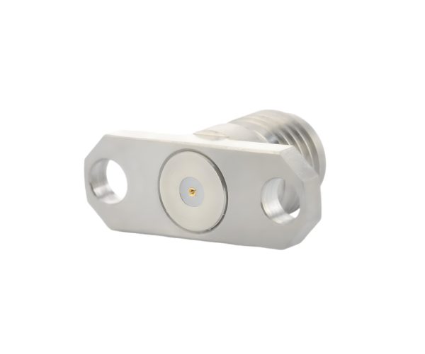 SMA Female Connector 2 Hole Flange with Accept Pin, DC to 27GHz. - 图片 2