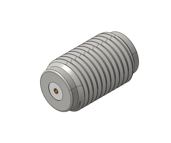 SMA Female Connector Bulkhead Thread in with Accept Pin, DC to 27GHz.